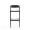 Manhattan Comfort Klismos Barstool in Ivory and Dark Walnut BS014-IV - alternate 5